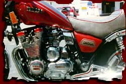 Restored vintage motorcycle